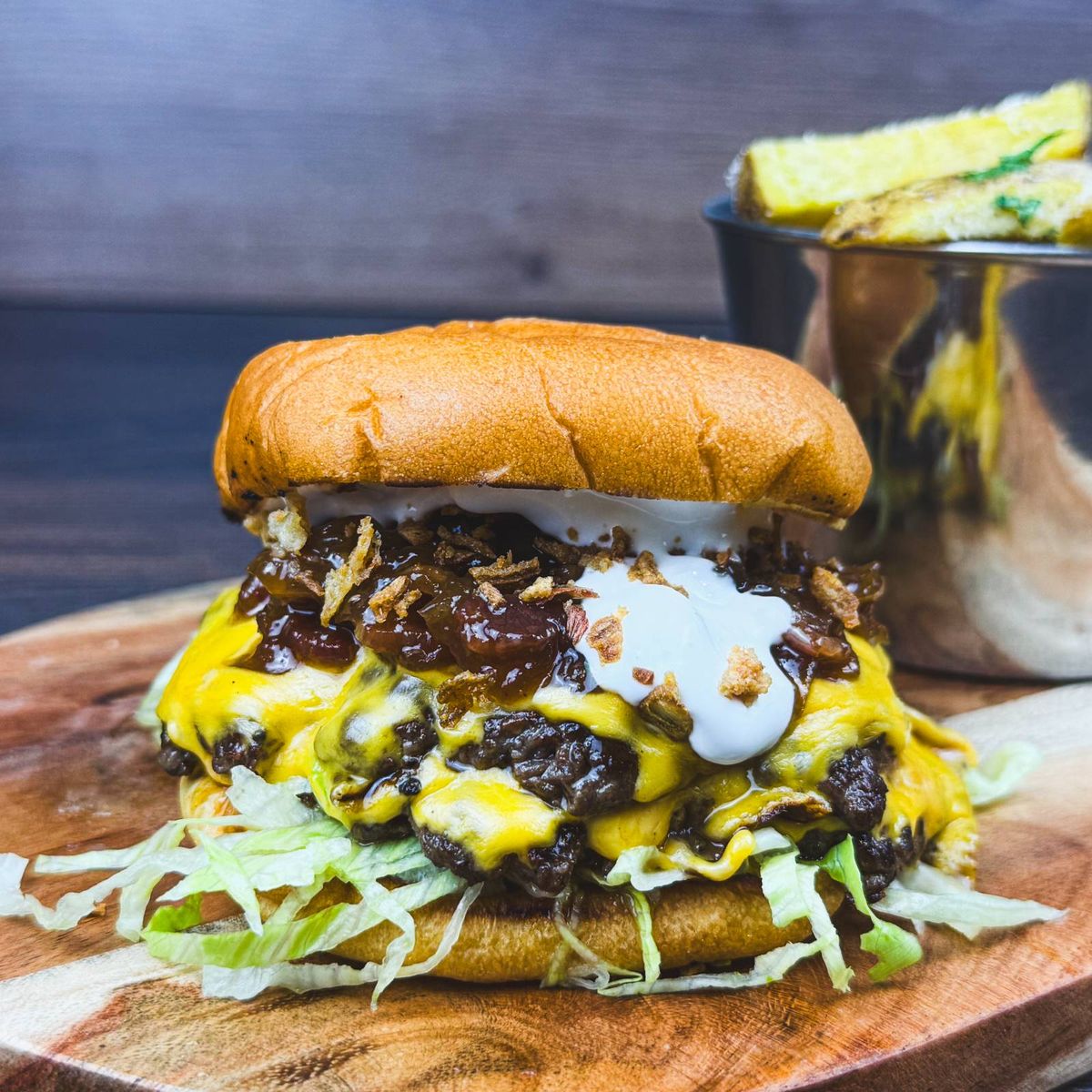 The Baconator Smashed Burger